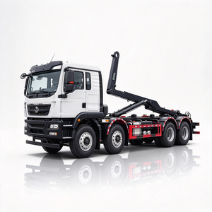 รถบรรทุกขยะแบบตะขอเกี่ยว 8x4 ยี่ห้อซิโนทรัค ฮาวเวอร์ สำหรับการจัดการขยะในเมือง - Product Image 1