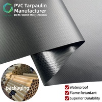 Tissu en bâche PVC enduit de qualité supérieure, imperméable, résistant à l'usure, 900 GSM, uni, pour sacs de boxe