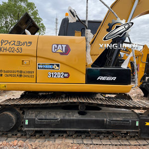 Excavatrice Caterpillar 312D d'occasion, marque japonaise d'origine, 12 tonnes, sur chenilles en caoutchouc, taille moyenne, modèle 2023, godet de 0,65 m - Product Image 2
