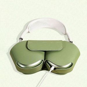 Funda protectora de cuero PU suave para auriculares, estuche de transporte antipolvo para auriculares de viaje - Product Image 3