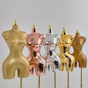 <span class=keywords><strong>Mannequin</strong></span> de couture de <span class=keywords><strong>grande</strong></span> <span class=keywords><strong>taille</strong></span>, forme féminine, corps en plastique chromé, pour robe de soirée, CQ-1 - Product Image 3