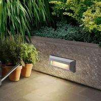 Applique murale LED carrée étanche IP65 en PC pour extérieur, idéale pour les marches d'escalier, les coins, les éclairages de sol et la décoration de jardin
