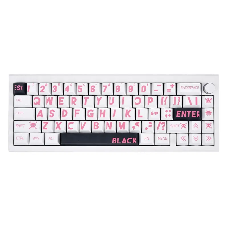 Roze Grote Karakter 133 Toetsen Zeer Sublimatie Keycaps Volledige Set Mechanische Toetsenbord Cap Pbt Keycap