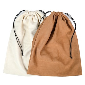 Bolsa de Terciopelo con Cordón, Reutilizable, 100% Algodón Natural, Bolsas de Muselina con Cordones para Compras y Almacenamiento - Product Image 1