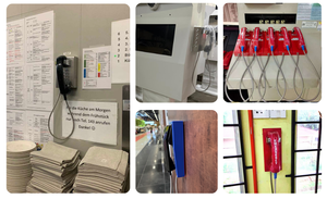 Joiwo JWAT213 telepon Sekolah keamanan dengan kartu RFID 4G telepon publik dapat diprogram - Product Image 6