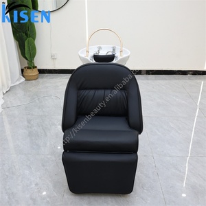 Fauteuil de lavage électrique inclinable KISEN avec circulation d'eau pour salon de beauté et spa capillaire - Product Image 3