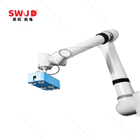 Robot empileur de caisses vertical industriel, véhicule AGV, bras de robot collaboratif d'entrepôt, AGV autonome, robot mobile collaboratif AMR pour palettes