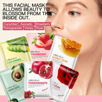 Celanduo Masque hydratant éclaircissant hydratant et blanchissant pour le visage Masque facial anti-acné et hydratant au concombre pour le visage