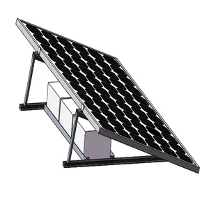 Flat roof solar mounting adjustable base bracket adjustable photovoltaic bracket solar ballasted roof mounting systems