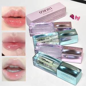 LUCKGO radianza rimpolpante <span class=keywords><strong>balsamo</strong></span> per le <span class=keywords><strong>labbra</strong></span> nutriente Anti-chapping luccicante lucidalabbra in vetro lucido <span class=keywords><strong>balsamo</strong></span> per le <span class=keywords><strong>labbra</strong></span> con finitura a specchio - Product Image 4