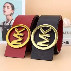 Whole Sale Rate Customized Gold Ly Buckle Leather Belt In High Quality