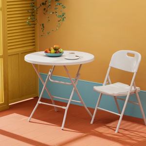 Bistro için 60/80cm çap kiralama ucuz açık hava etkinlikleri kokteyl katlanır plastik yüksek Bar masası - Product Image 4