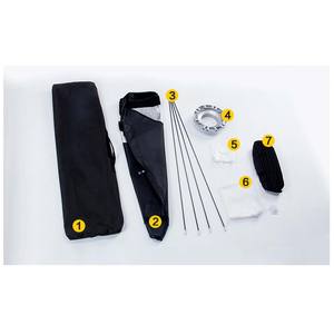 Vente en gros Godox 22*90cm Softbox à grille nid d'abeille pour éclairage flash de studio photographique et support de type S Monture <span class=keywords><strong>Profoto</strong></span> - Product Image 6