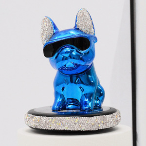 Ambientador de coche Bulldog americano, humidificador de aromaterapia para perros <span class=keywords><strong>Bully</strong></span> francés, recarga de Perfume, difusor de cápsula de salida de fragancia - Product Image 6