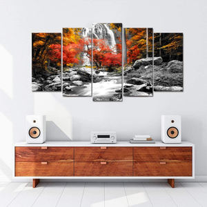 صورة فنية من القماش لـ ديكور المنزل العصري, صورة فنية أنيقة مؤطرة جاهزة للتعليق في غرف النوم - Product Image 2