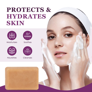 <span class=keywords><strong>Savon</strong></span> naturel pour l'eczéma 100g, détoxifiant doux, réparateur, <span class=keywords><strong>anti</strong></span>-démangeaisons, soulage le psoriasis, la dermatite, les éruptions cutanées, la peau sèche, les peaux irritées, <span class=keywords><strong>savon</strong></span> pour le corps - Product Image 4