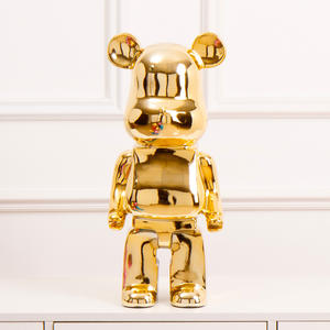 Fabrika galvanik serisi şiddetli ayı iniş büyük süsler oturma odası ofis dükkanı süsler kumbara - Product Image 5