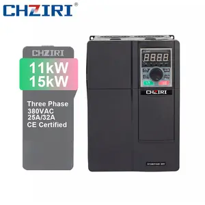 CHZIRI 11kW/15kW 380VAC 25A/32A 3phase Water Treatment Vfd Variable Frequency Inverter