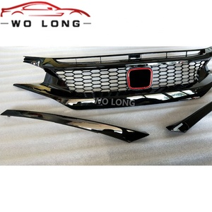 Griglia a nido d'ape di alta qualità griglia anteriore per auto Club per <span class=keywords><strong>Honda</strong></span> <span class=keywords><strong>CIVIC</strong></span> 2016 2017 2018 <span class=keywords><strong>2019</strong></span> 2022 - Product Image 5