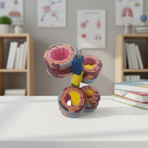 Modelo Anatómico Completo de Pulmón, 4 Piezas, Modelo de Anatomía del Bronquio, Modelo Anatómico Pulmonar - Product Image 3