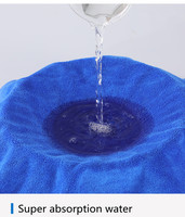 Usine OEM Vente en gros Microfibre LOGO personnalisé Main Visage Gym Sport Petite serviette carrée Multi-size Fenêtre Lavage de sol Serviettes de séchage