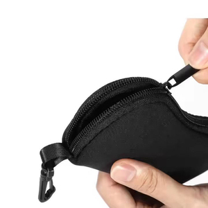 Custom Print Neoprene & <b>Plastic</b> Eyeglass Storage Pouch Sunglasses Case for Optical Shop Corporate Promotional Gifts - Product Image 5