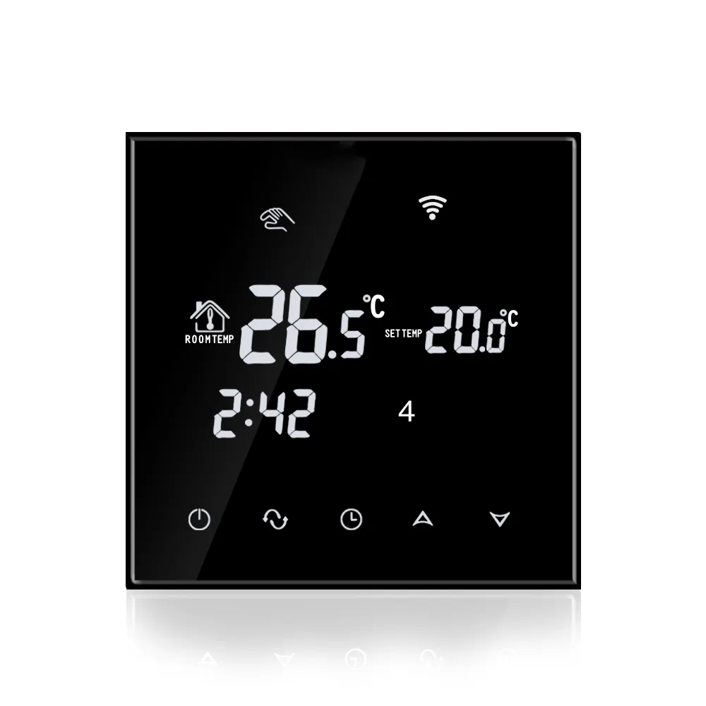 Beok TGT70 WIFI Zimmer Thermostat Boden Heizung Thermostat mit Wöchentliche Programmierung Funktion