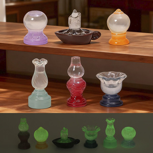 Figuras de Resina Miniatura que Brillan en la Oscuridad, Estilos de Animales y Flores <span class=keywords><strong>para</strong></span> Casa de Muñecas, Jardín de Hadas, Decoración de Micropaisajes, Venta al Por Mayor - Product Image 5