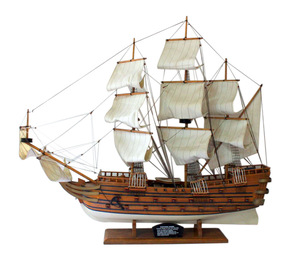 Modelo <span class=keywords><strong>de</strong></span> Barco <span class=keywords><strong>de</strong></span> <span class=keywords><strong>Madera</strong></span> del Galeón Español Atocha Elizabeth, Modelo <span class=keywords><strong>de</strong></span> Barco Histórico, Decoración Náutica, Modelo a Escala <span class=keywords><strong>de</strong></span> Velero - Product Image 4