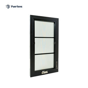 Fenêtre à battant en aluminium avec <span class=keywords><strong>enrouleur</strong></span> de chaîne en aluminium et <span class=keywords><strong>moustiquaire</strong></span> amovible - Product Image 2