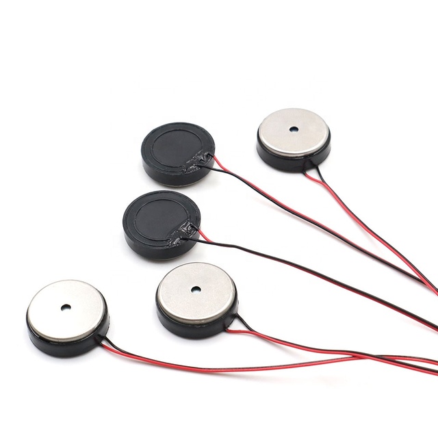 16mm 1 Inch Bone Conduction Speaker 8R 1W 8 Ohm Mini Full Range Vibrating Horn With Wire for Headset Toy Lollipops