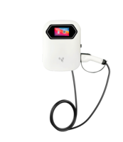 Chargeur mural pour véhicules électriques 7 kW, station de recharge pour véhicules électriques avec carte RFID et écran couleur, étanche IP54, boîtier mural domestique