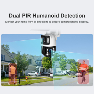 Caméra solaire PTZ 4G à double objectif Ubox AOV, caméra de <span class=keywords><strong>surveillance</strong></span> extérieure à suivi automatique, 6MP, zoom optique 36X, <span class=keywords><strong>enregistrement</strong></span> vidéo 24/7 - Product Image 6