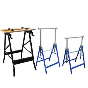 Sawhorse เห็นม้าพับได้29นิ้ว,โลหะปรับแต่งม้านั่งเหล็กหนัก2แพ็คเห็นโต๊ะม้า - Product Image 3