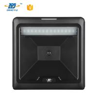 Escáner de código de barras 1D 2D de escritorio Lector de código QR omnidireccional Plataforma de escaneo para control de acceso OCR Pago móvil