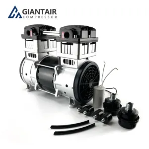 GiantAir Pompa Kompresor Udara Kapasitas Tinggi, Kepala Kompresor Udara Gigi Bebas Minyak 1200W