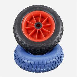 Fabricación profesional de China 3,00-6 <span class=keywords><strong>rueda</strong></span> sólida poliuretano Pu espuma <span class=keywords><strong>carretilla</strong></span> rodamiento de <span class=keywords><strong>rueda</strong></span> nueva condición para carrito de playa - Product Image 5