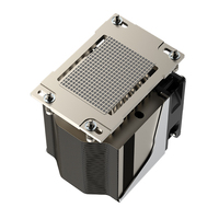Serveur COOLSERVER T42 4U, processeur AMD SP6, dissipateur thermique, 6 caloducs, fond en cuivre pour serveur 4U, nouveau ventilateur de processeur