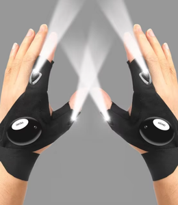 Night <b>Light</b> Fishing <b>Gloves</b> <b>Waterproof</b> <b>Led</b> Fingerless <b>Glove</b> Camping Hiking Survival Rescue Multi <b>Light</b> Tool Outdoor Tool - Product Image 5