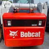 Chargeuse compacte Bobcat S630 d'occasion, capacité nominale 1040 kg, système hydraulique d'origine pour la construction et l'aménagement paysager