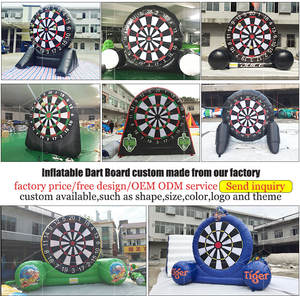 Juegos de tiro inflable, diversión interactiva para juego de dardos de pie inflable, pelota de fútbol pegajosa, venta de fútbol mágico - Product Image 6