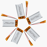 Batterie Lipo 602040 3.7V 350mAh Batterie Li-Polymère Rechargeable 502040 300mAh 602540 400mAh 702040 500mAh 802040 600mAh Personnalisée