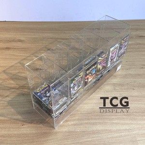 Présentoir en acrylique transparent personnalisé à 6 emplacements pour boosters de cartes à collectionner TCG, compatible avec les boosters Pokémon japonais Mega <span class=keywords><strong>Dream</strong></span> ex - Product Image 3