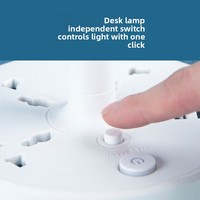 Mesa de Almacenamiento Industrial con Enchufes Estándar UK/EU/US, Multifuncional, con Protección Ocular, USB (2 a 1 C), para Uso Doméstico y Estudiantil, IP44