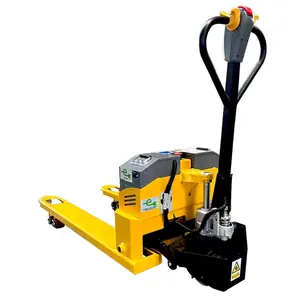 Supplier Handpallet Transpallet Transpalette Electrique Electr 3 Ton Pallet Jack Truck With Rubberized Wheel