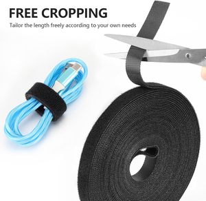 Fita Adesiva Reutilizável Ecológica Multifuncional com Fecho Autoadesivo Dupla Face para Cabos com Gancho e Laço Macio - Product Image 4