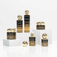 Soins de la peau personnalisés biodégradables pot cosmétique unique bouteilles de sérum de luxe pour le visage ensemble de pots de bouteille cosmétique givré mat