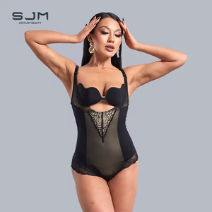 Fajas Moldeadoras de Alta Calidad <span class=keywords><strong>Century</strong></span> Beauty Body sin Costuras de Encaje Control de Abdomen para Mujer Tanga Moldeadora - Product Image 2
