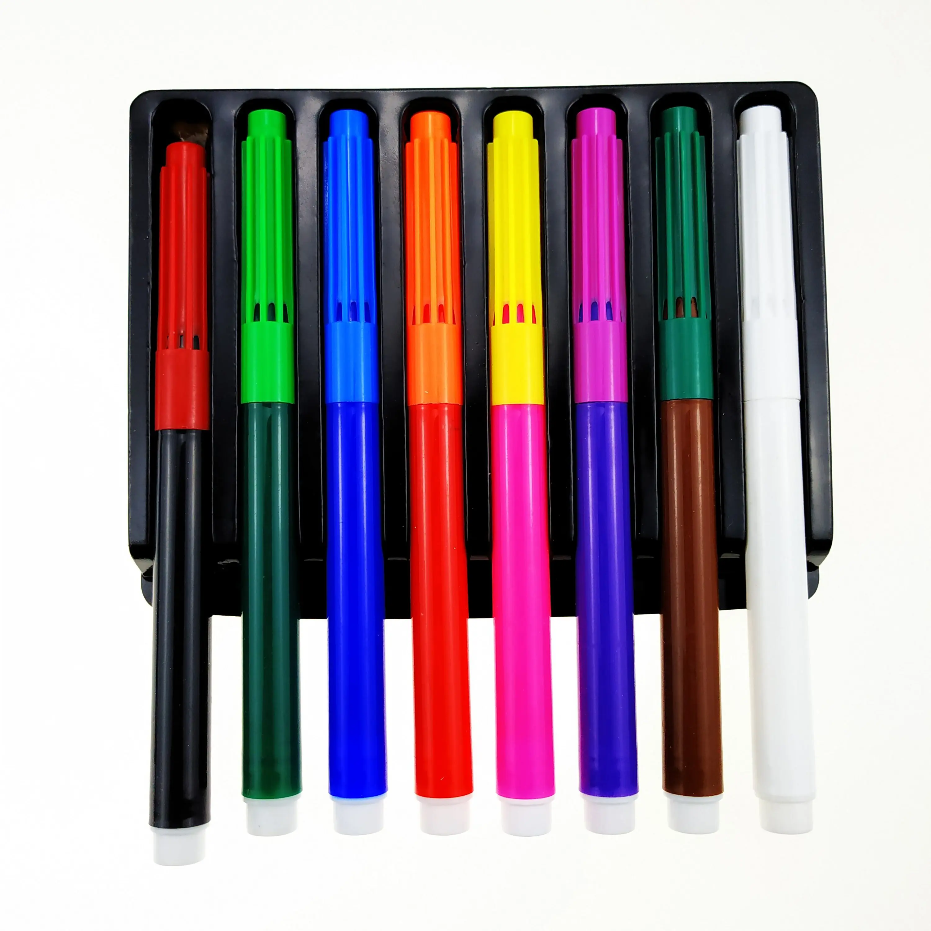 Caneta mágica marcador com caneta branca, 8 + 1/9 + 1 cores, tinta aquarela, mudança de cor