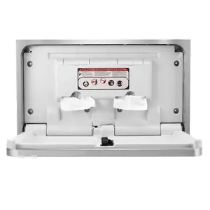 Restrooms Surface Mounted Recessed Stainless Steel 304 Folding Diaper Baby Changing Stations